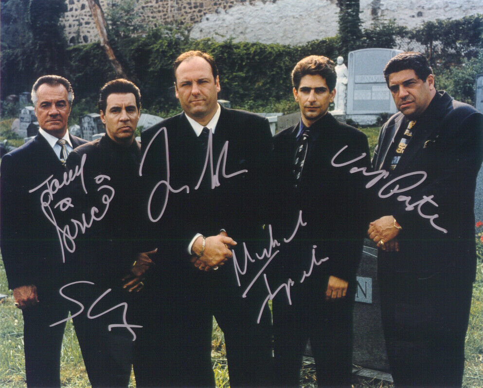 THE SOPRANOS - CAST Autographed Signed 8x10 Reprint Photo Poster painting #3 !!