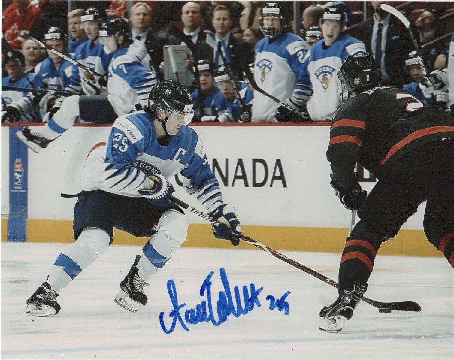 Finland Aarne Talvitie Signed Autographed 8x10 Photo Poster painting COA #8