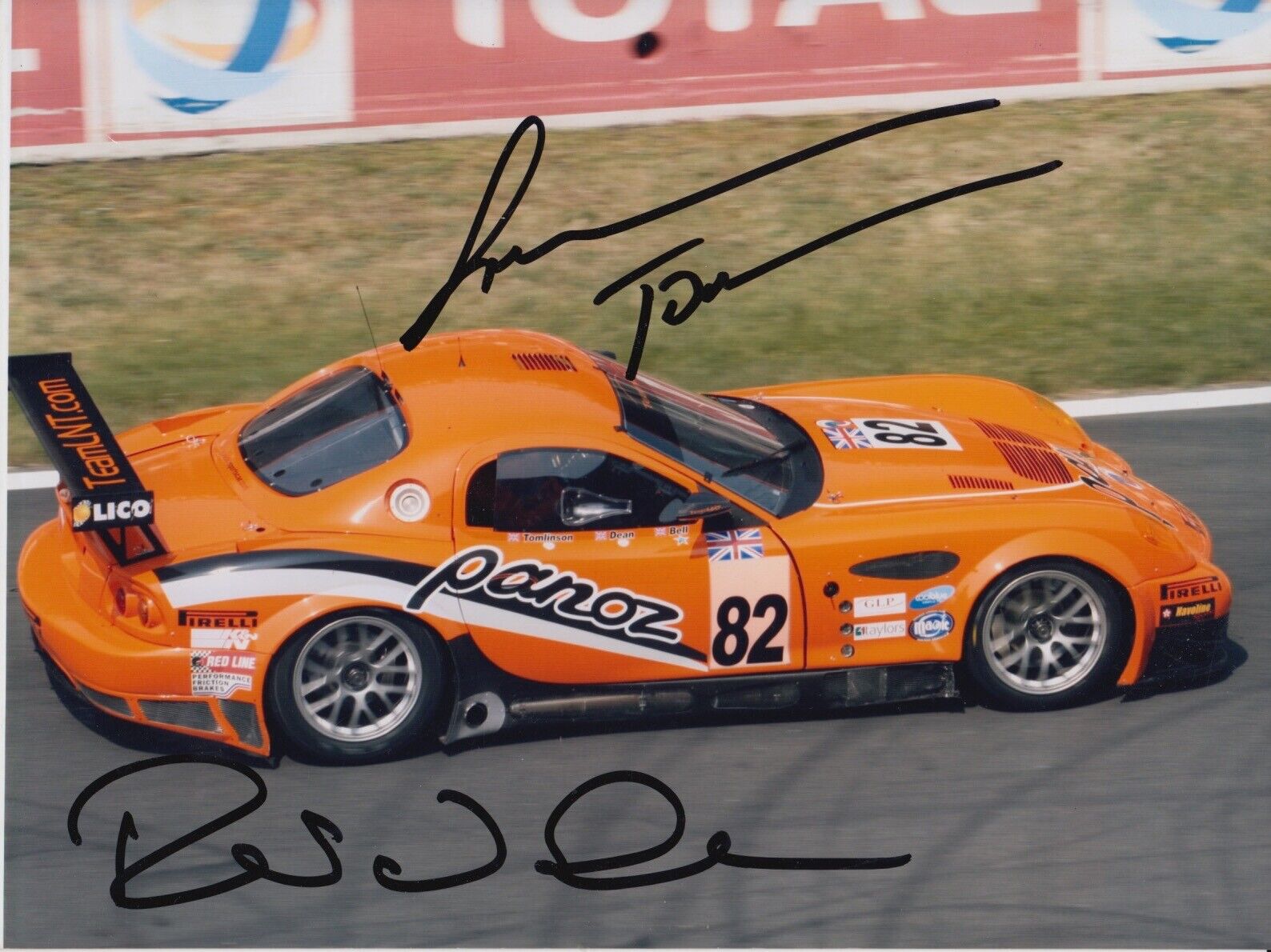 Richard Dean and Lawrence Tomlinson Hand Signed 8x6 Photo Poster painting - Le Mans Autograph 1.