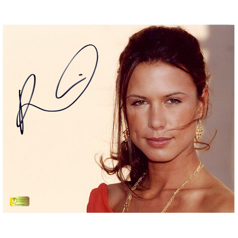 Rhona Mitra Autographed 8×10 Portrait Photo Poster painting