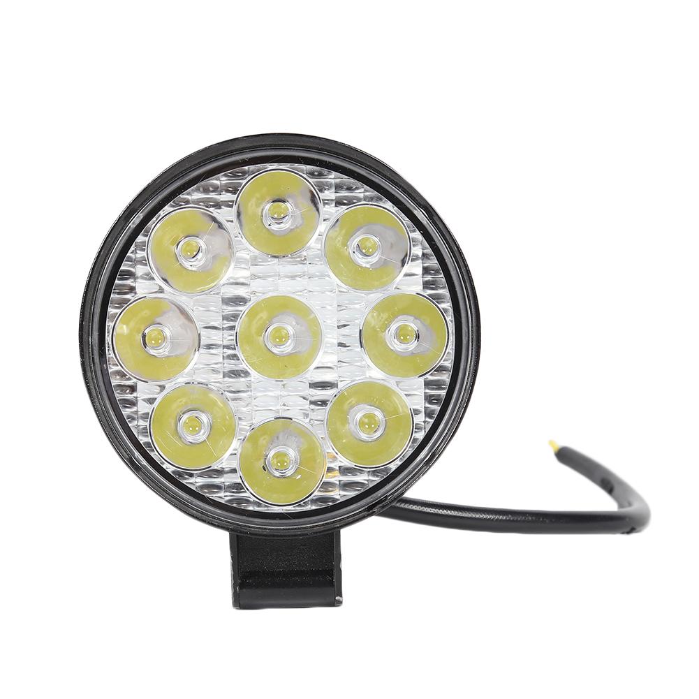 

9LED Work Lamp 27W 1620LM 6500K Waterproof Round Car Truck Mini Spotlight, 501 Original