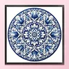 Mandala-Partial Bead Embroidery Kit 11CT Pre-Printed Bead Cross stitch 36x36CM tapestrymarket