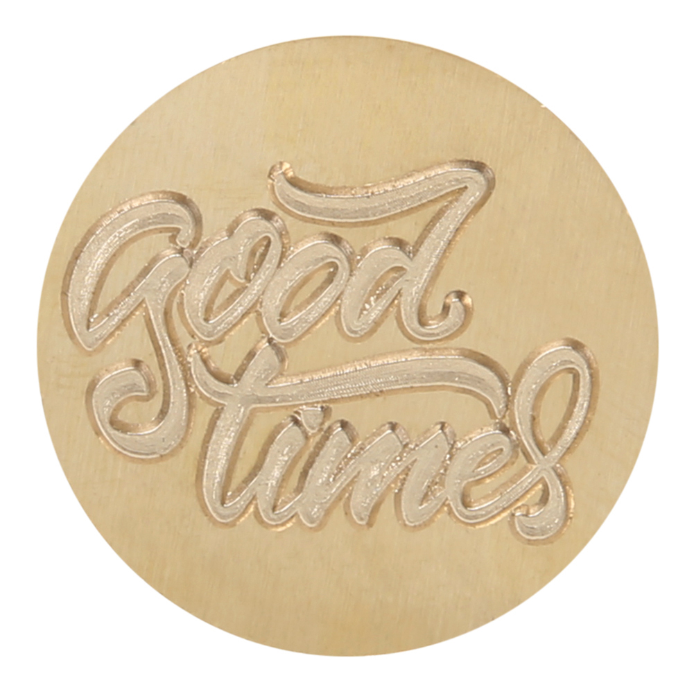 

25mm Letter Good Times Sealing Wax Stamp Head - Wax Seal Stamp, 501 Original
