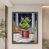 (US Only)Dragon Printed Cross Stitch Kit 50x60cm DIY 14CT Thread Art Needlework Decor