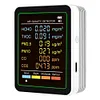 6-in-1 Air Quality Meter Real-Time CO2 Tester HCHO Detector for Home Cars Plants