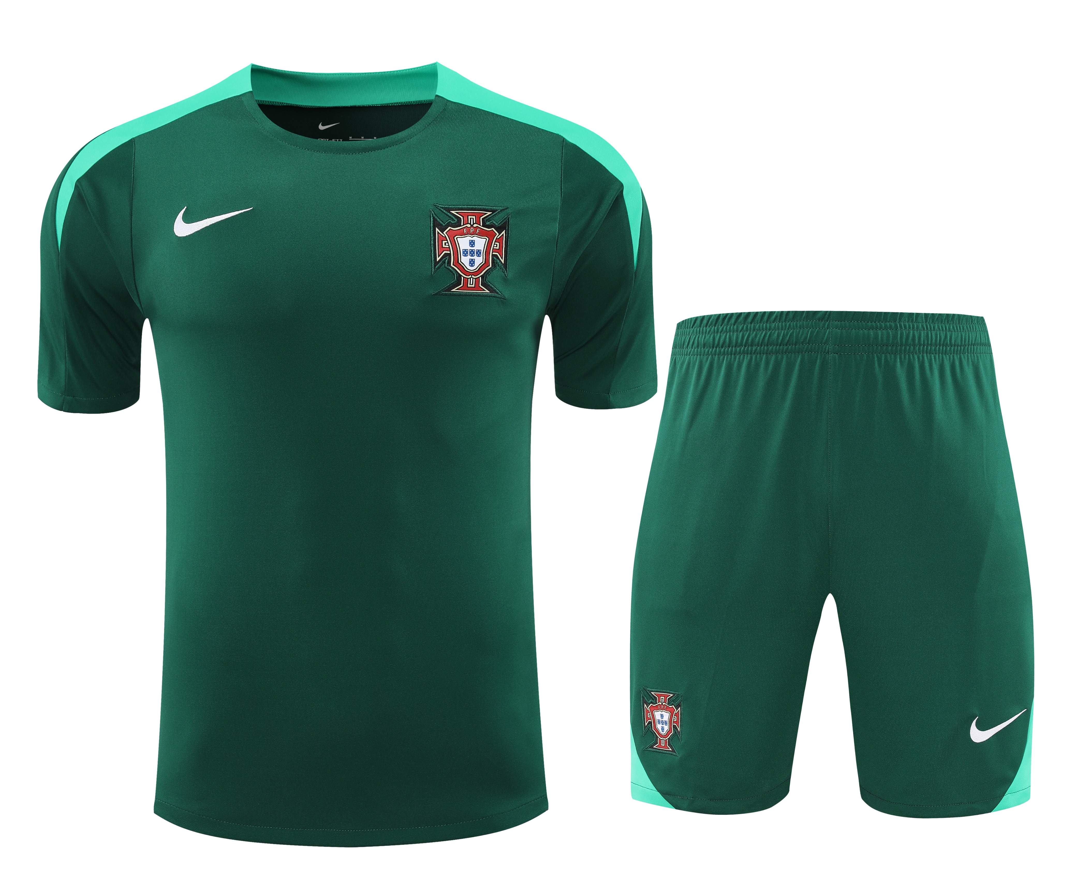 Portugal 2024 Short-Sleeve Training Set - Green