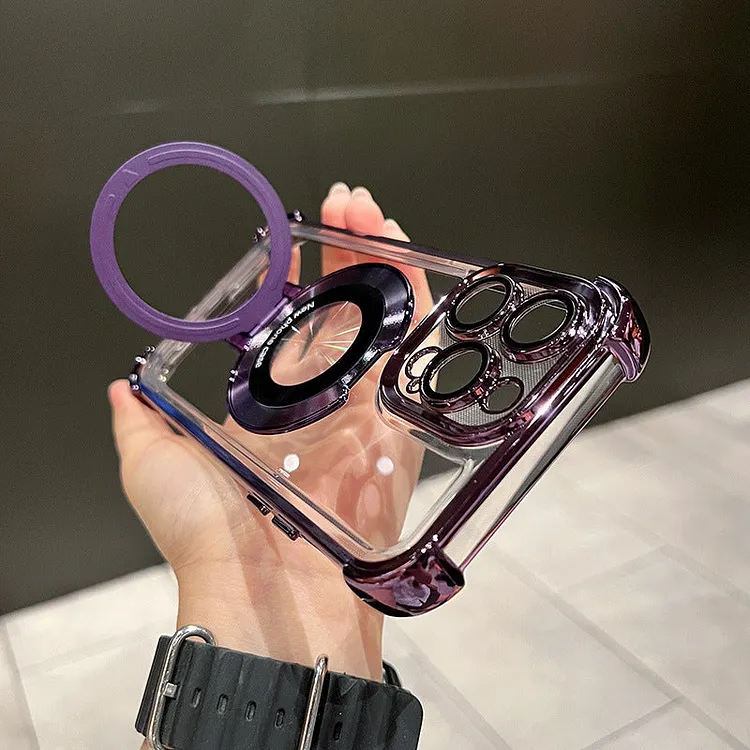 📱Anti-Drop Magnetic Bracket Case Cover for iPhone