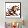 Sleeping Puppy-11CT Stamped Cross Stitch 40*40cm/15.75*15.75in