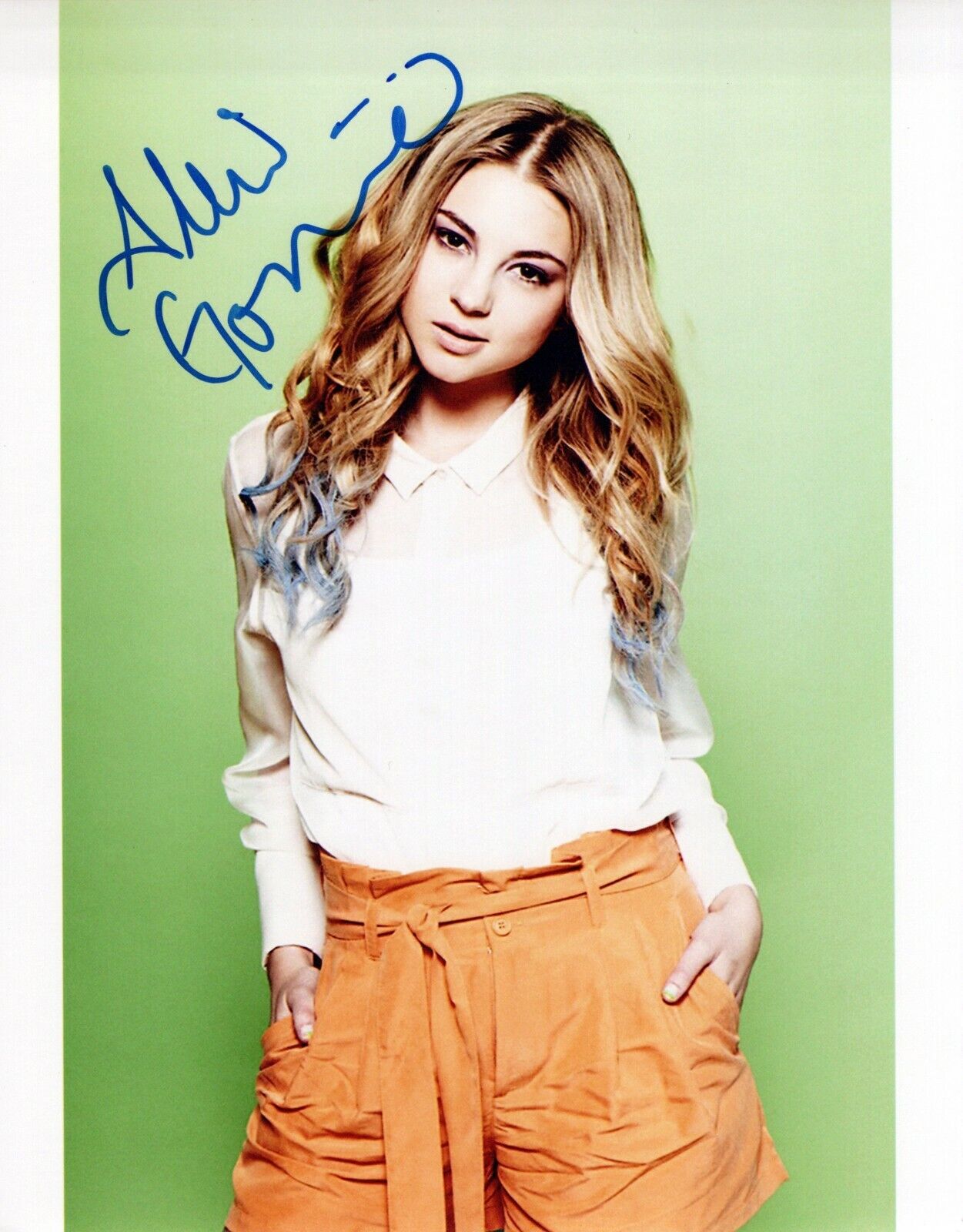 Allie Gonino glamour shot autographed Photo Poster painting signed 8x10 #2