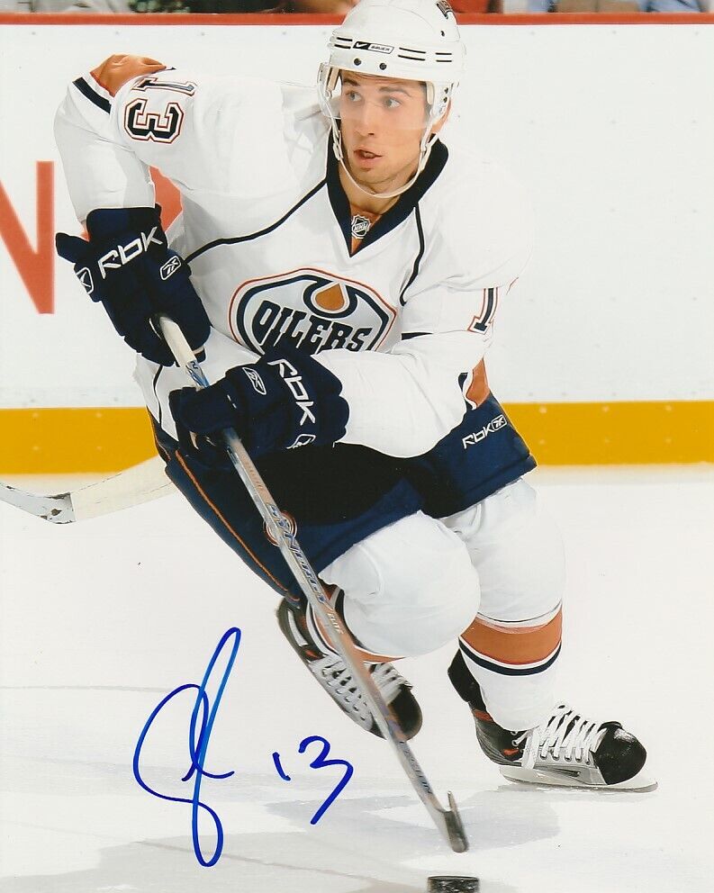 ANDREW COGLIANO SIGNED EDMONTON OILERS 8x10 Photo Poster painting #3 Autograph PROOF!