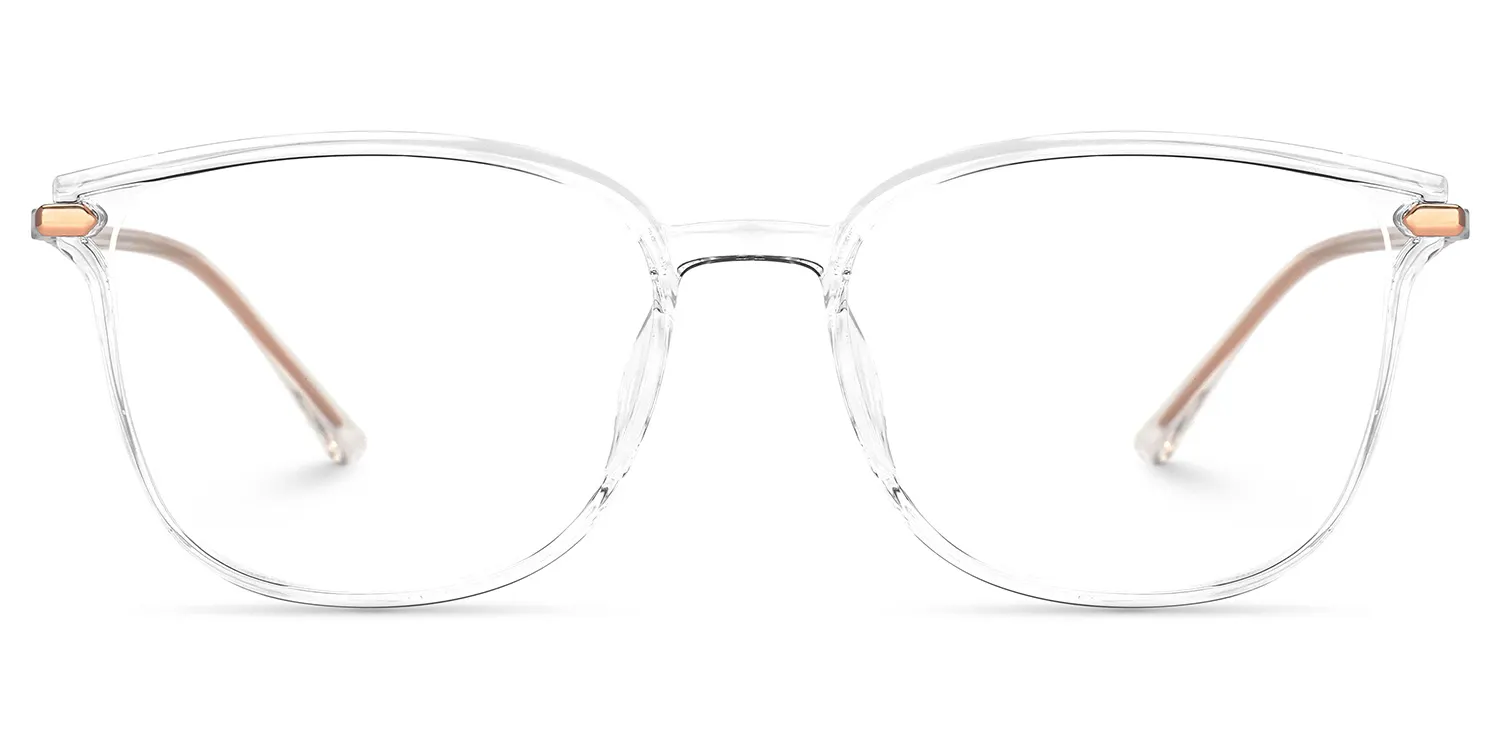 Mander WeiÃŸ Kristall Quadratisch Brille WeiÃŸ
