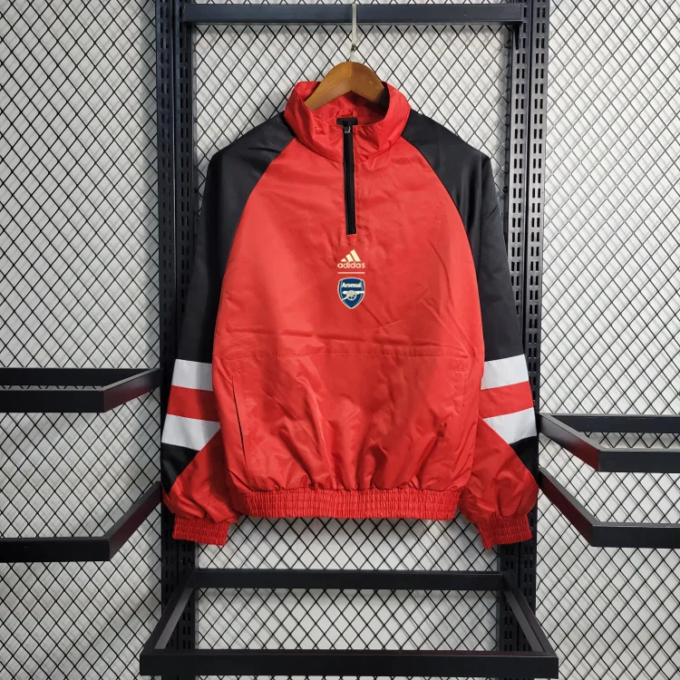 2023-2024 Arsenal Red Windbreaker