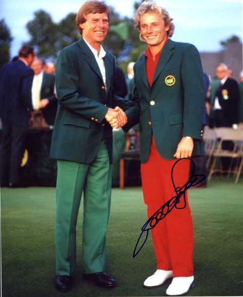 Bernhard Langer Autographed Signed 8x10 Photo Poster painting PGA COA CFS  Shipping