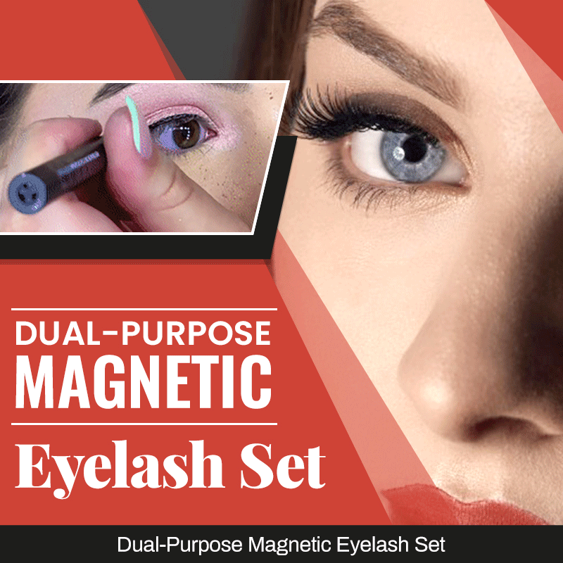 Dual-Purpose Magnetic Eyelash Set