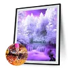Purple Waterfall - Full Round Drill Diamond Painting