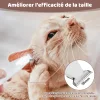 Tondeuse à poils d'animaux avec lumière LED