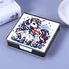 DIY Independence Day Unicorn Diamond Art Leather Notepad Box
