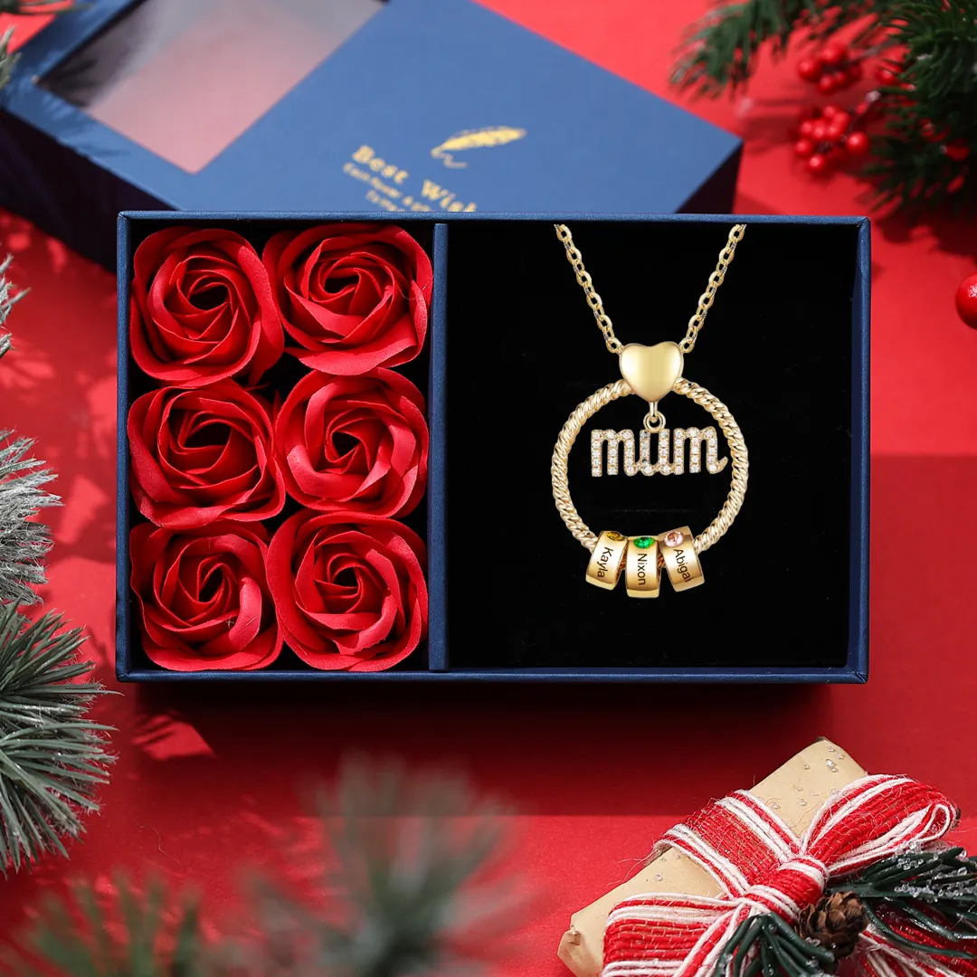 Collana Mamma E Figlia Con Ciondolo - Gioiello Affetto In Confezione Regalo Per Festa Della Mamma
