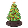 Wooden Desktop Diamond Art Kits Xmas Tree Diamond Painting Desktop Ornaments Kit