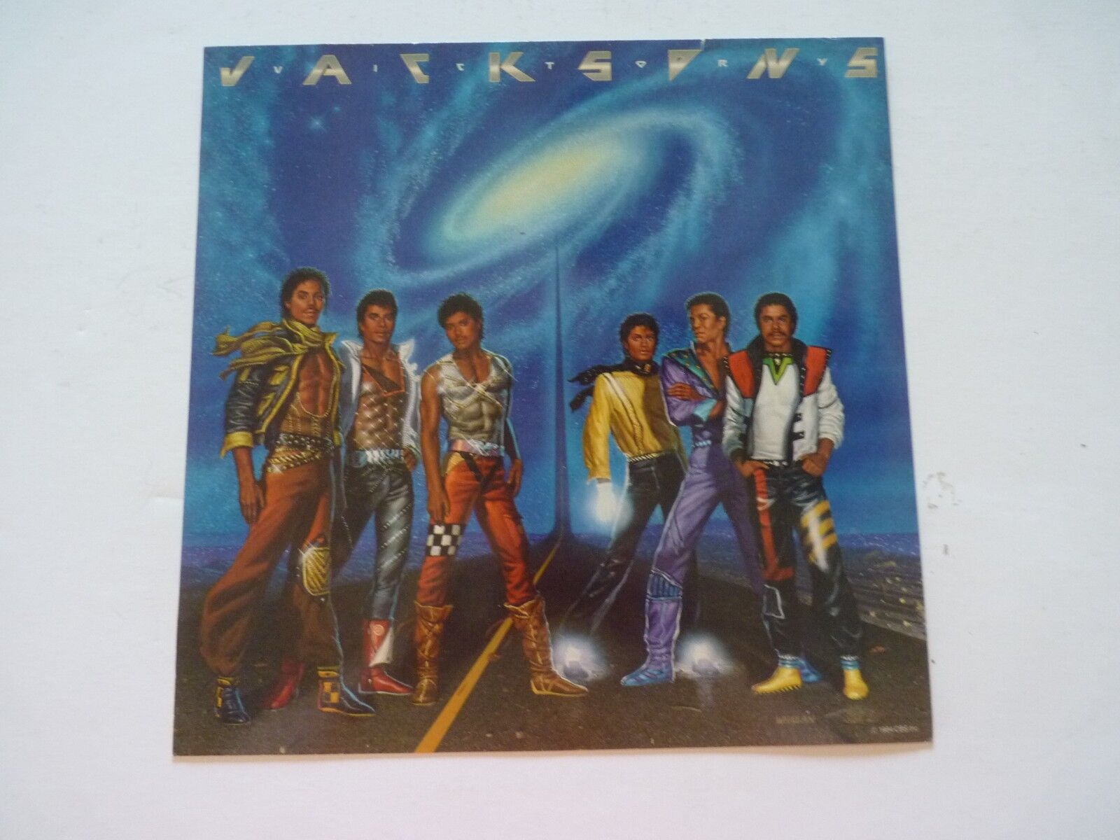 Jacksons Victory LP Record Photo Poster painting Flat 12x12 Poster