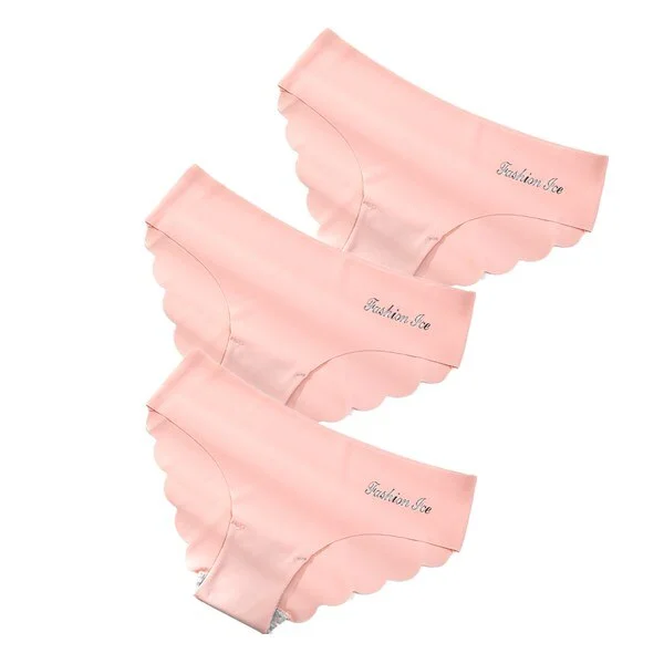 3Pcs/lot Seamless Women's Panties Set Underwear Female Comfort Panties Solid Low-Rise Briefs Women Underpants Lingerie Dropship