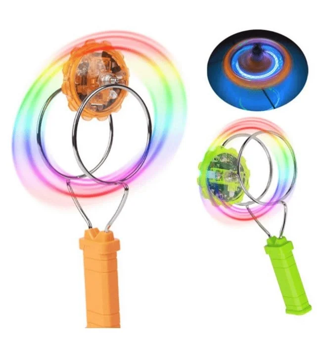 🔥Hot Sales - 47% OFF🔥Creative LED Light Luminous Fidget Spinner Magnetic Gyro