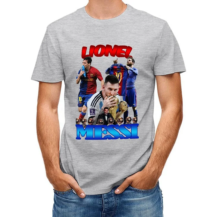 Lionel Messi Inspired Goat Short Sleeve T-Shirt