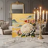 DIY Pearl Painting Chrysanthemum for Home Wall Decor with Frame(30x30cm)