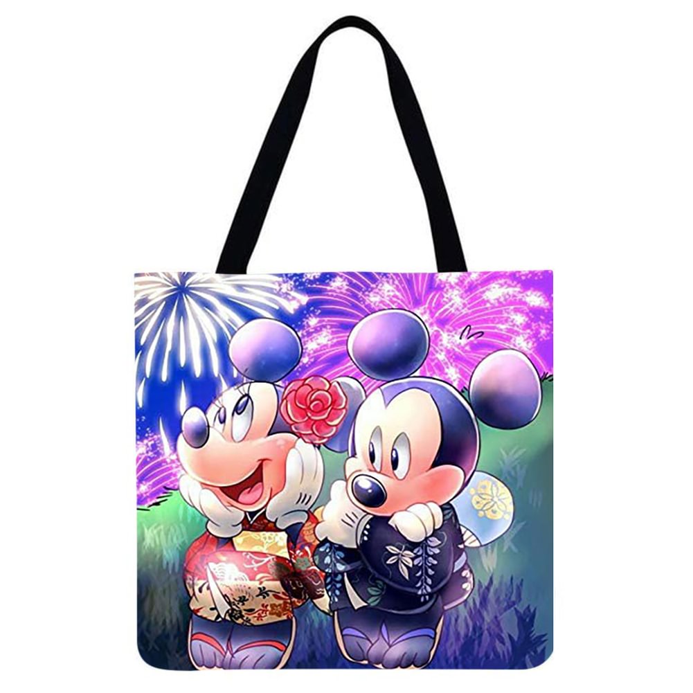 Linen Tote Bag-Cartoon