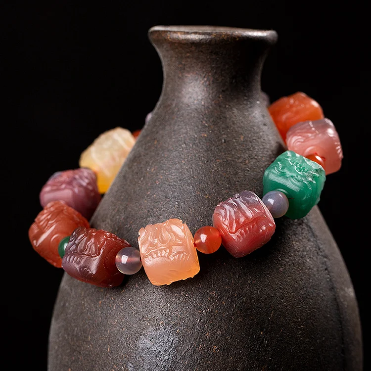 Yanyuan Agate Sugar Cube Bracelets KERENTILA