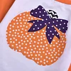Kid Baby Girl Halloween Pumpkin Stripe Print 2 Pcs Set