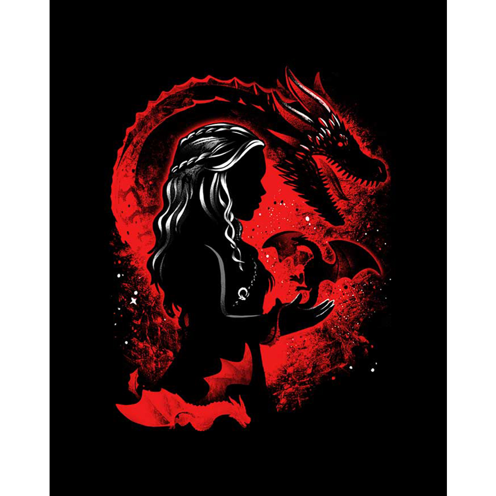 

40*50CM - Paint By Numbers - Game Of Thrones Dragon Mom, 501 Original