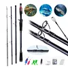 1.8M Fishing Rod 4 Section Rod Ultralight Spinning Casting Lure Fishing Rod