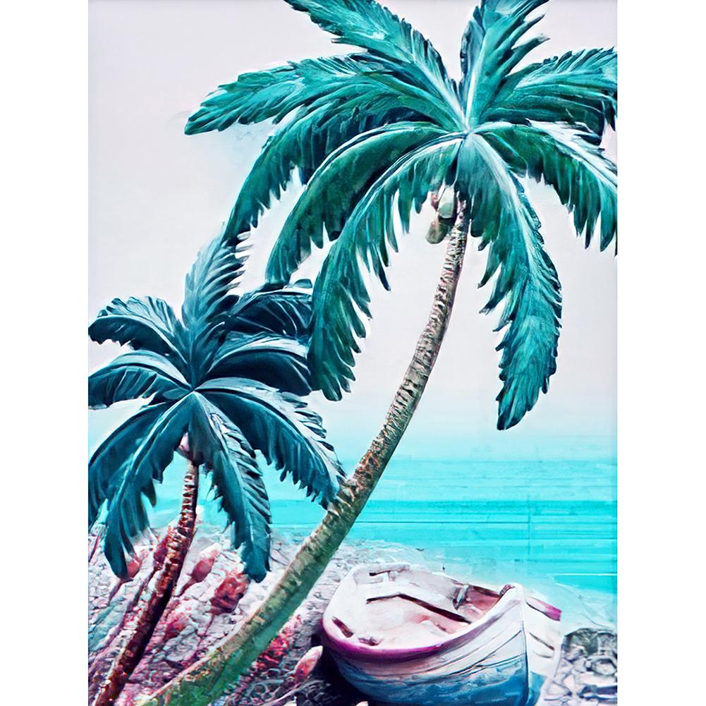 

Beach Tree - Square Drill Diamond Painting - 40*50CM, 501 Original