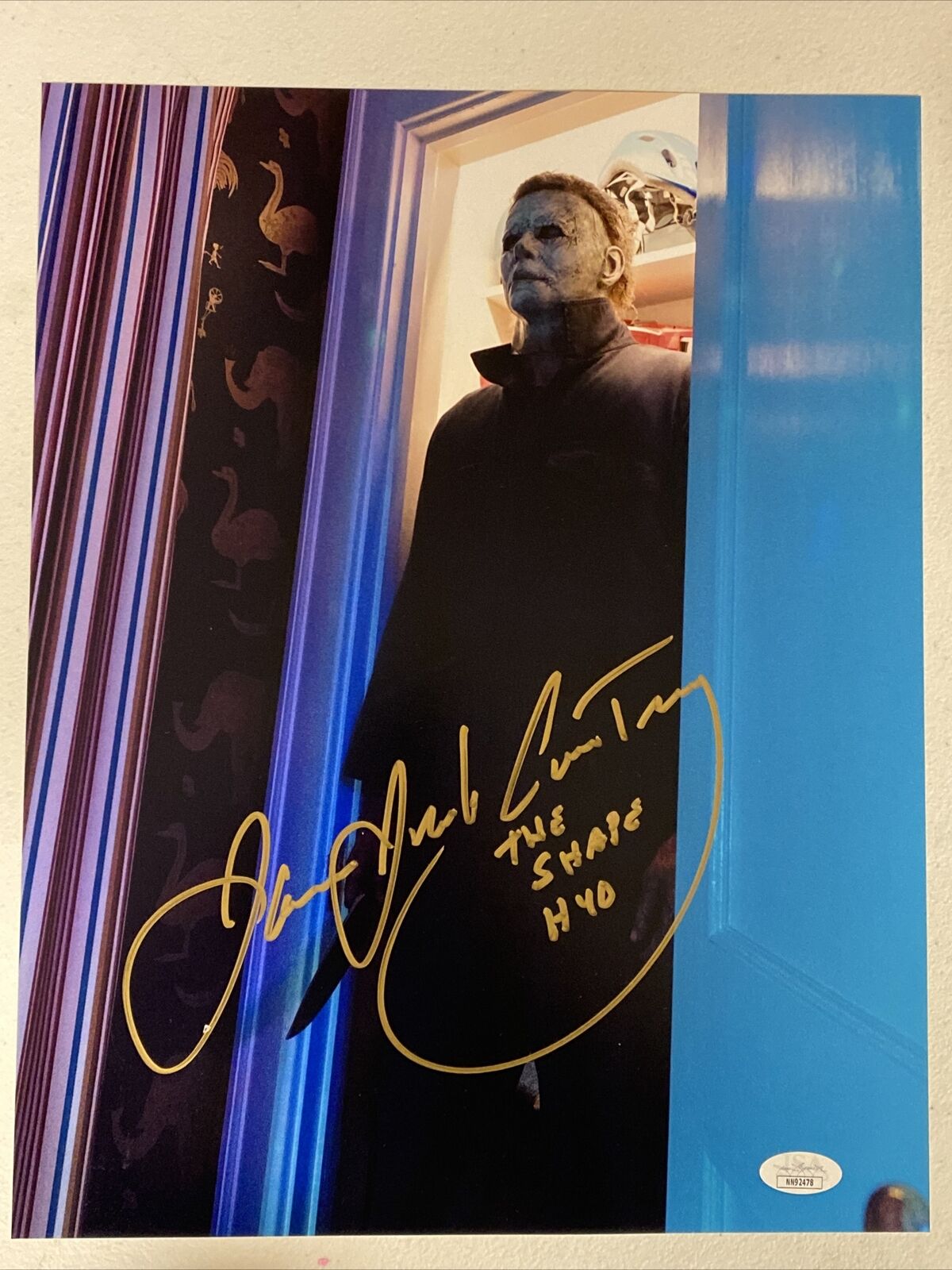 MICHAEL MYERS JAMES JUDE COURTNEY AUTOGRAPHED SIGNED 11X14 Photo Poster painting 4 PROOF JSA COA