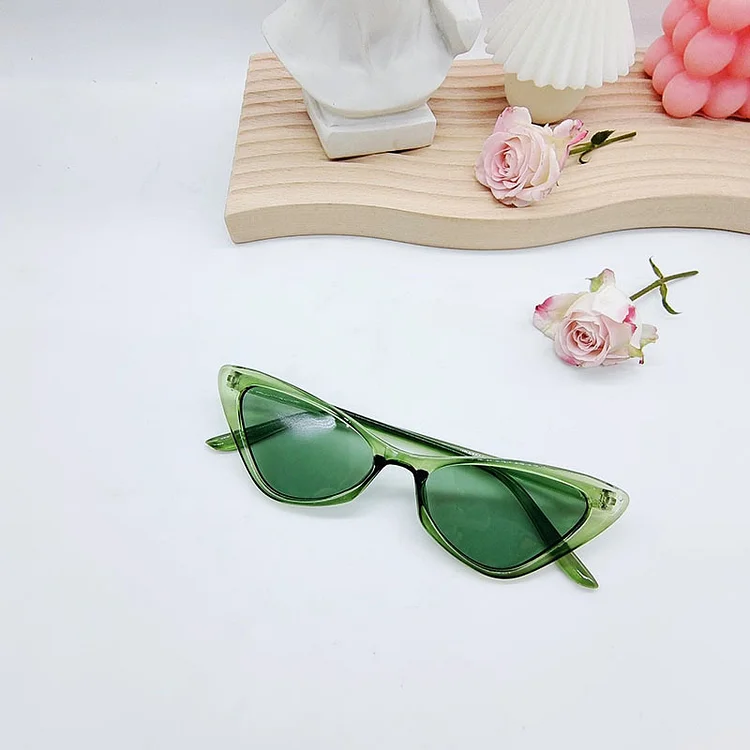 Candy Cat Eye Small Frame Vintage Sunglasses