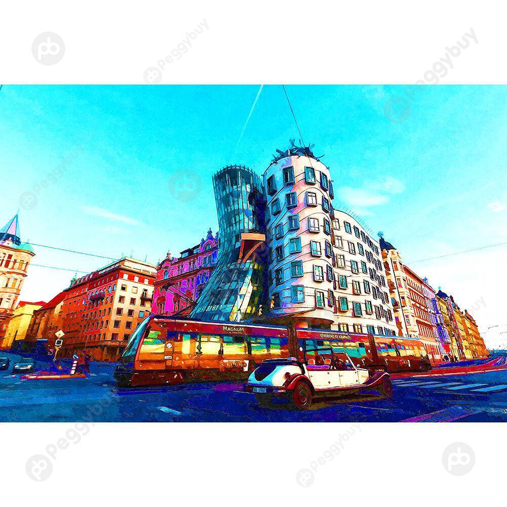 

Colorful Street View Paper Puzzles 1000pcs Adults Kids Jigsaw Assemble Toys, 501 Original
