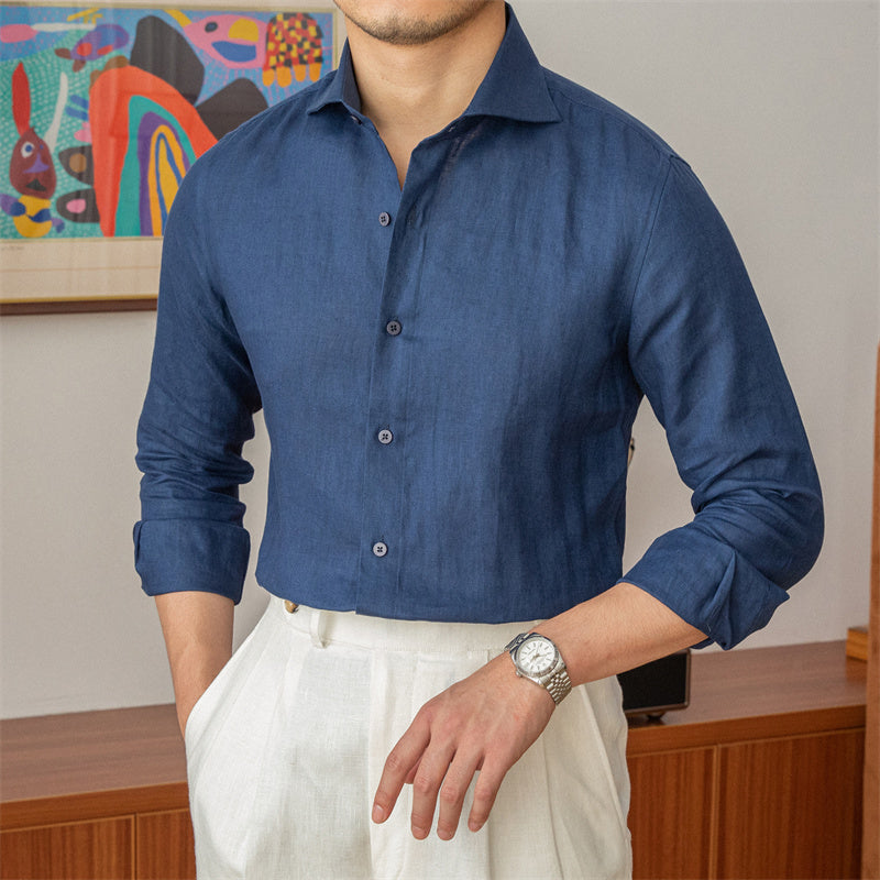 DANRRIO Thin Breathable Linen Shirt DANRRIO.COM DANRRIO