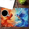 (42.5*29.5cm)Ice and Fire BirdDiamond Painting Placemats Heat Resistant for Beginners
