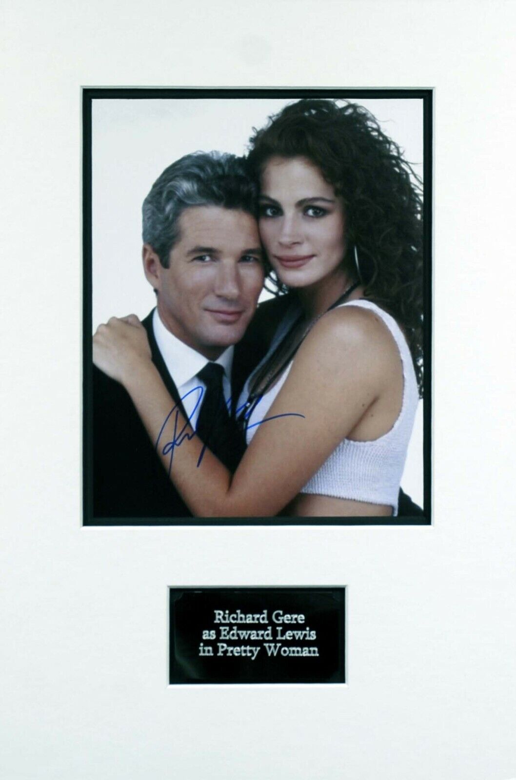 Richard GERE Pretty Woman Edward LEWIS RARE Signed Mounted Photo Poster painting AFTAL RD COA