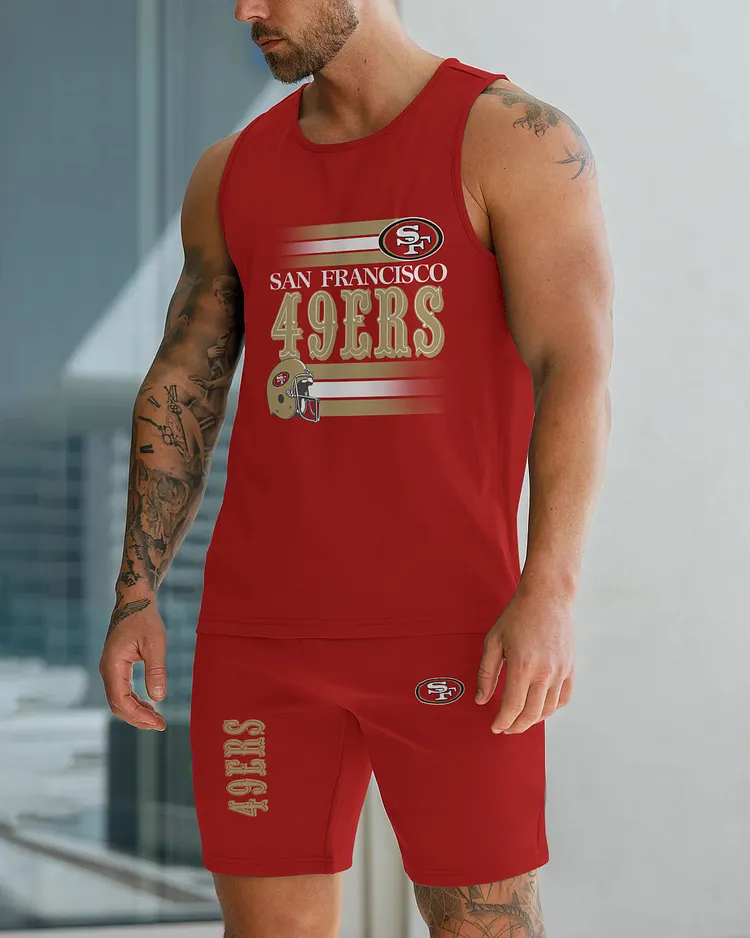 San Francisco 49ers Limited Men's Tank Top And Shorts Set
