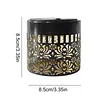 Solar Powered Deck Step Stair Lights Mandalas Theme Waterproof Fence Light Decorative Mandalas Lights for Garden Post Patio Backyard Yard Decor