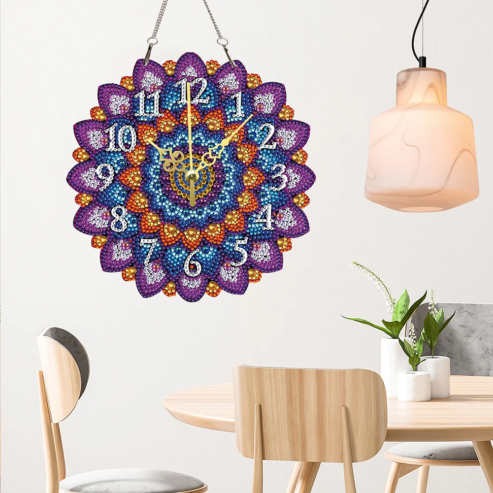 5D DIY Crystal Diamond Clock Handmade Mandala Gifts & Souvenirs