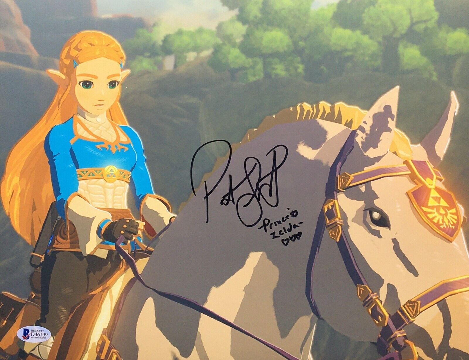 Patricia Summersett Signed 11x14 Photo Poster painting Princess Zelda