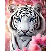 White Tiger-11CT Stamped Cross Stitch 40*50cm/15.75*19.69in