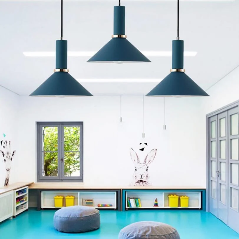 Nordic Macarons pendant lights Modern bedroom bedside dining room Pendant lamp Bar/cafe individual creative lighting fixtures