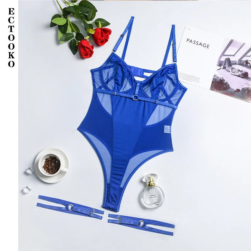 ECTOOKO 2022 New Sexy Lingerie Bodysuits Erotic Lingerie   bodystocking Sexy Underwear Costumes Bodysuit