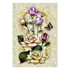>SALE<5D Full Drill Diamond Embroidery Painting DIY Flowers Mosaic Cross Stitch
