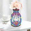Vase Mandala En Bois-Ornement De Bricolage