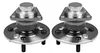 TRQ Rear Wheel Hub Bearings Assembly Set Compatible with 1991-1992 Saturn SC 1993-2002 SC1 SC2 1991-2002 SL SL1 SL2 1993-1999 SW1 1993-2001 SW2